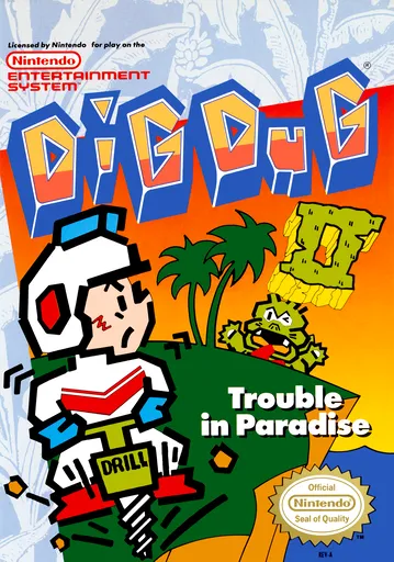Dig Dug II - Trouble in Paradise (USA)
